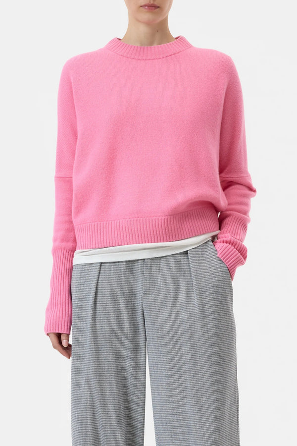 Closed Pullover Flamingo Pink