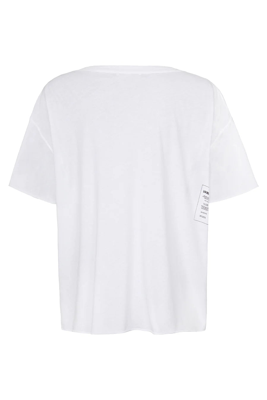 Liv Bergen T-Shirt Venice Tag White