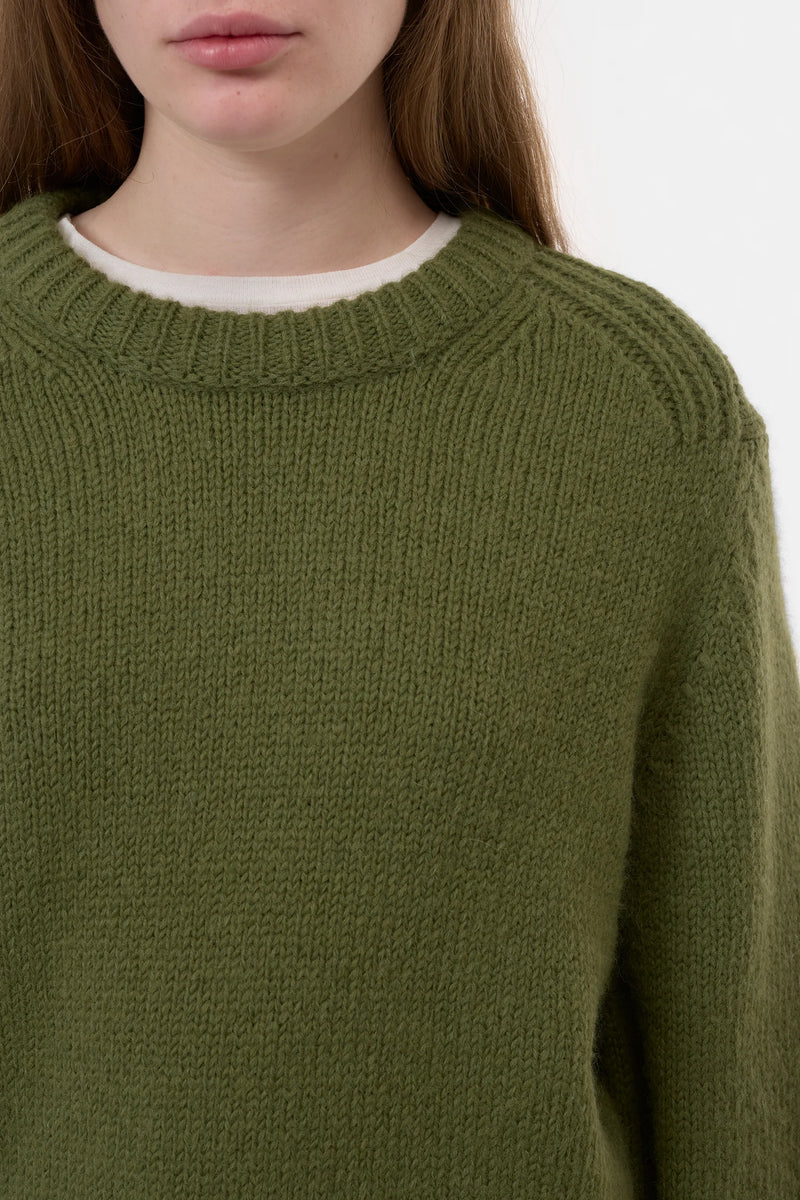 Closed Crewneck Alpaka Army