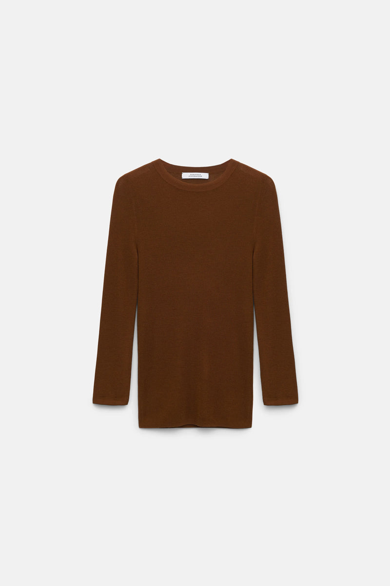 Dorothee Schumacher Pullover Chic Merino Caramello