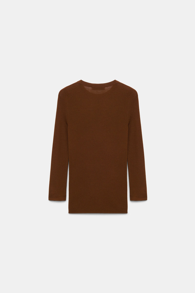 Dorothee Schumacher Pullover Chic Merino Caramello