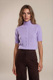 Sem Per Lei Pull court lavande