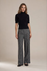 Sem Per Lei Hose Check Navy