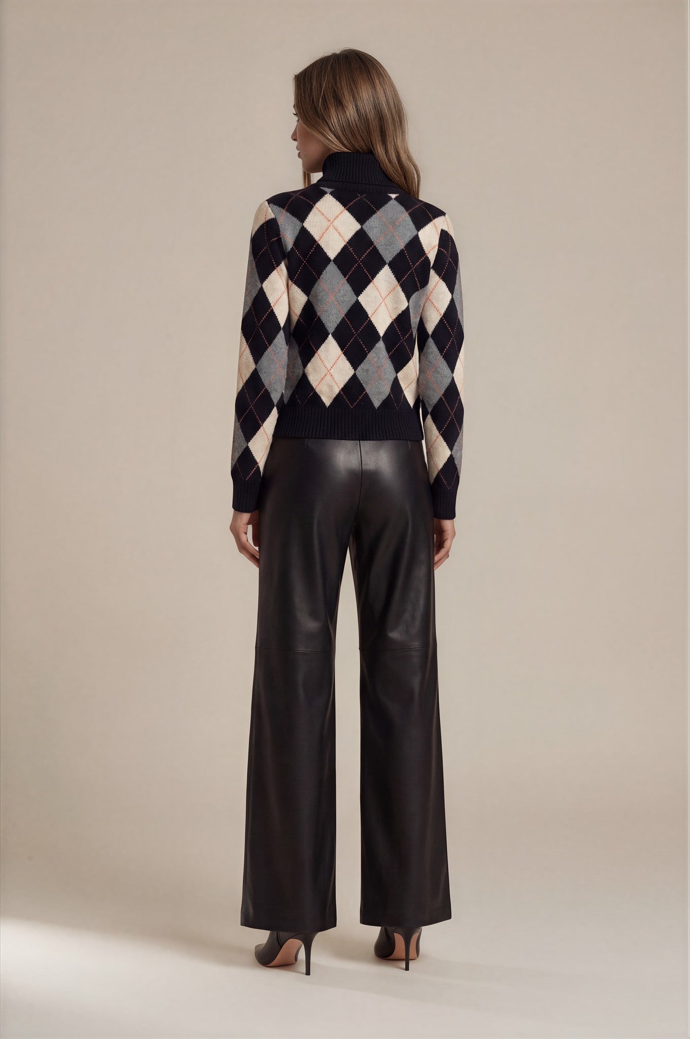 Sem Per Lei Pantalon en cuir nappa