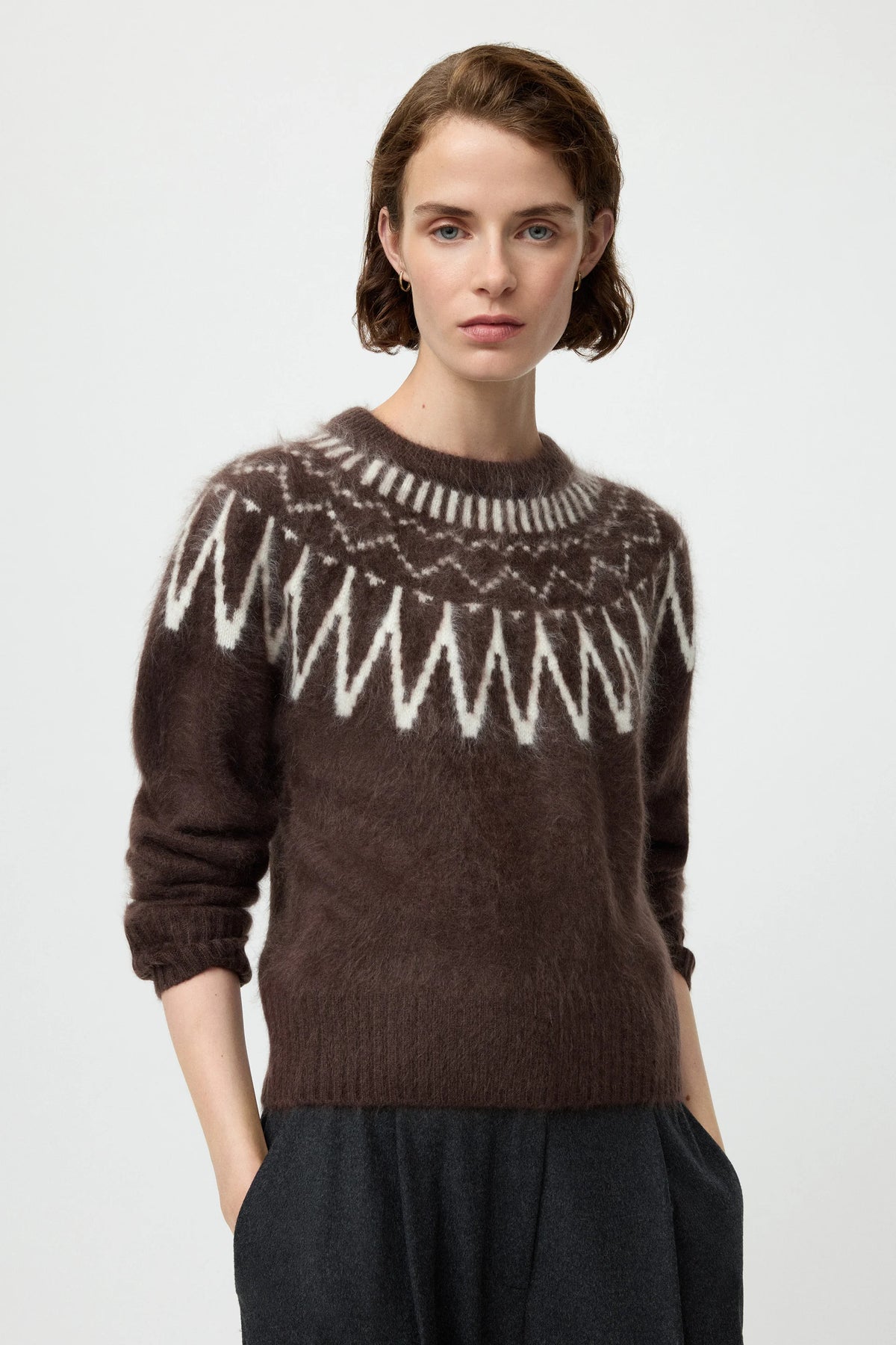 Softgoat Pullover Brushed Isle Mocha