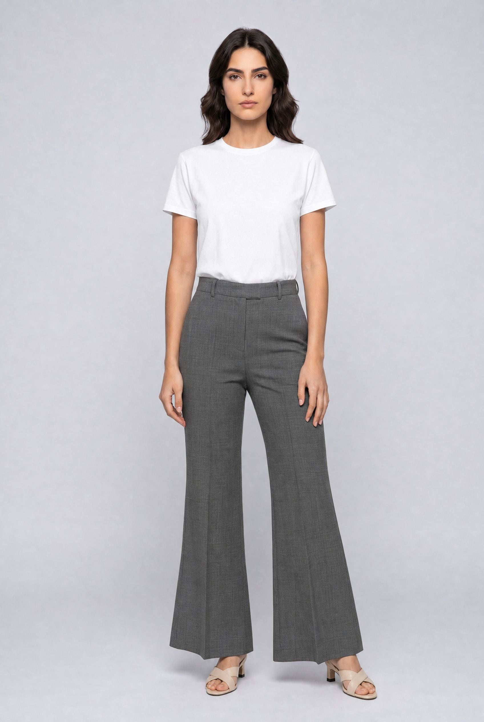 Pantalon gris clair